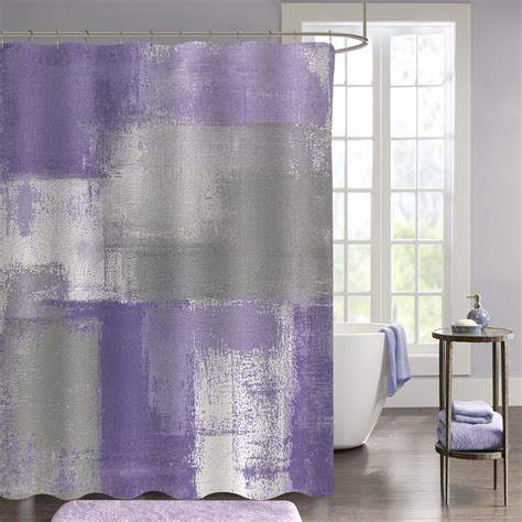 Purple Bath Curtains