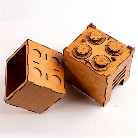 Wooden Decryption Box, Puzzle Building Blocks Safety Toys – Sociable ...