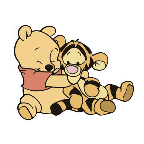 winnie the pooh poses baby 23450438 Vector Art at Vecteezy