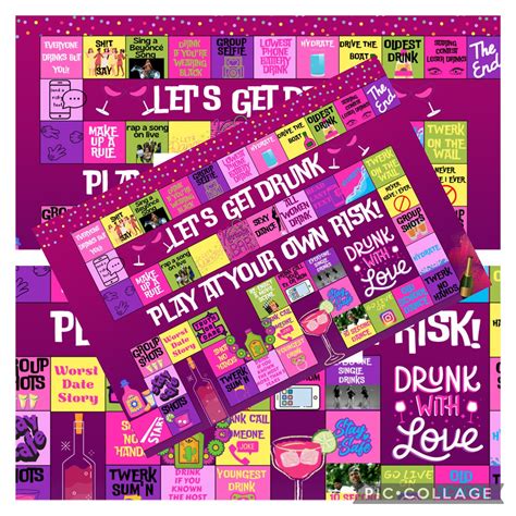 Adult Drinking Board Game, Drinking Game, Girls Night Out - Etsy