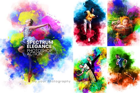 Photoshop Action - Spectrum Elegance Photoshop Action