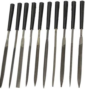 Buram 10Pcs Needle File Set Size 4x160cm Combination Chisel Set Price ...