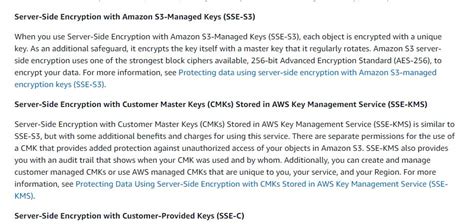 Image result for S3 Encryption Options
