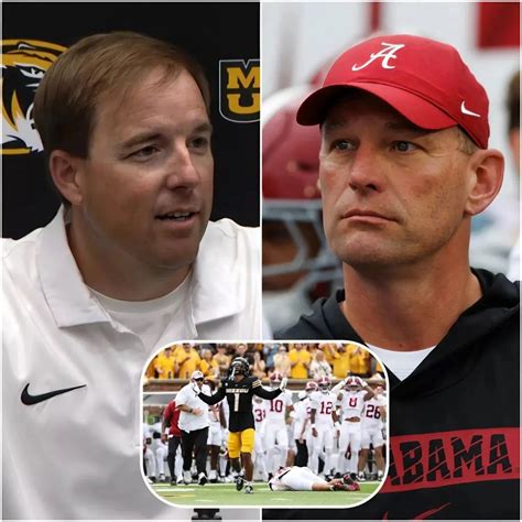 TENSION RISES! ALABAMA’S KALEN DeBOER CALLS OUT MISSOURI COACH ELIAH ...