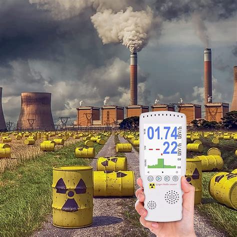 Buy wgzixezn Handheld Geiger Counter Nulcear Radiation Detector Monitor ...