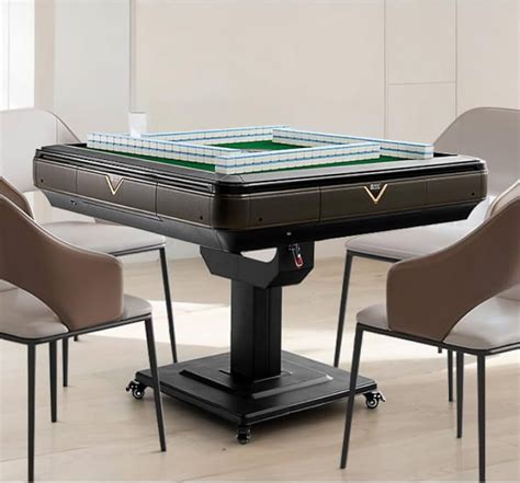 Mahjong Co Automatic Mahjong Table Foldable - 44mm Tiles With Wheels, 2 ...