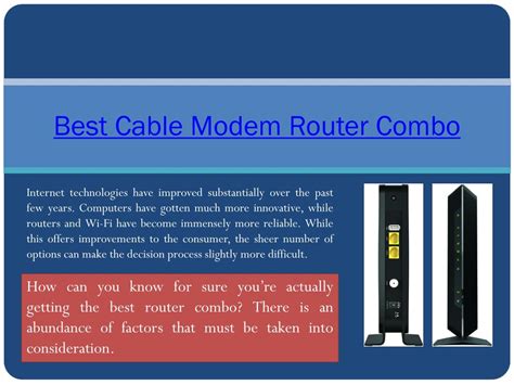 PPT - Best dsl modem router combo PowerPoint Presentation, free download - ID:7655531