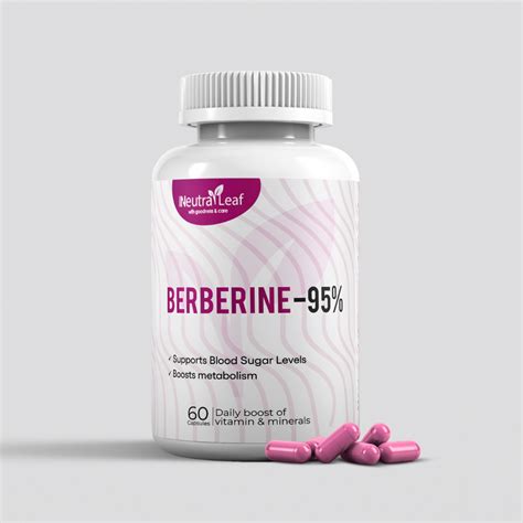 Neutraleaf Berberine-95% Capsule- 60 Nos – Neutraleafindia
