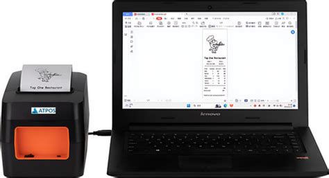 ATPOS HL300 80mm 3 Inch With Auto Cutter USB + Bluetooth Interface ...