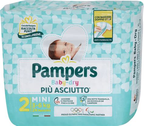 Pampers Pannolini Baby-dry Mini taglia 2, 24 pz Acquista online a ...