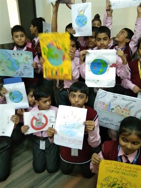 Poster making on Reducing Air Pollution by Class III- D :: St. Mary's ...