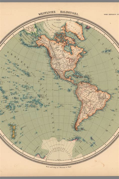 North Western Hemisphere Map