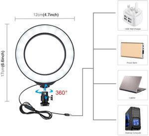 Lyla Vlogging Live Broadcast Smartphone Video Rig Kit Ring Light Mic ...