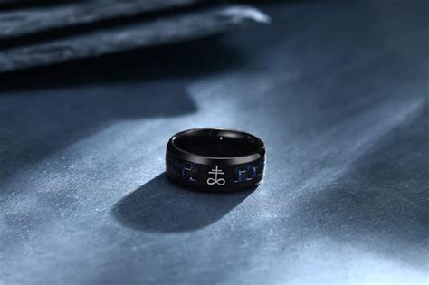 Buy Church of Satan Jewelry Leviathan Cross Satanic Symbol Ring ...