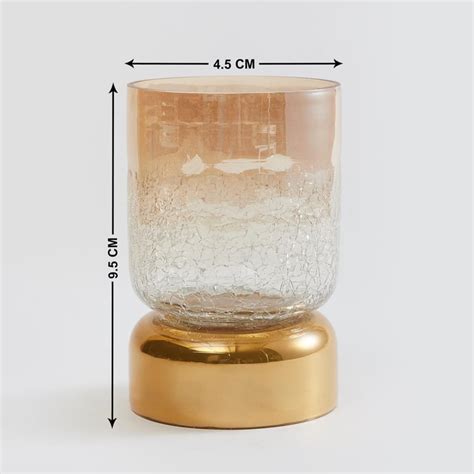 Buy Austin Glass Crackled Votive Holder from Home Centre at just INR 799.0