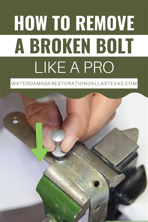 how to remove broken head bolt from engine block