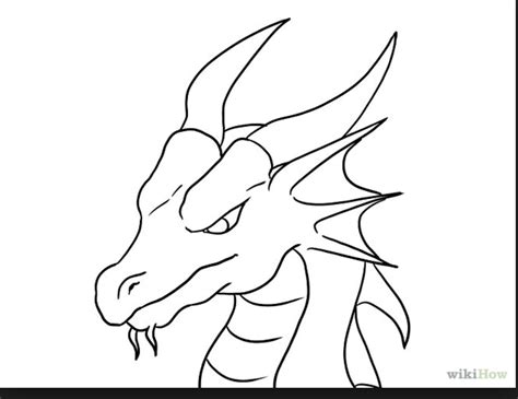 Easy to draw a dragon you can even put fire coming out of its mouth ...