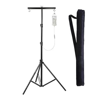 YUAGM Hospital Iron Saline IV drip Glucose Stand 6 Feet For Hospital ...