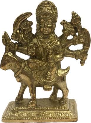 Om Shree Siddhi Vinayak Murti Bhandar Brass Meldi Mata Sitting Base ...