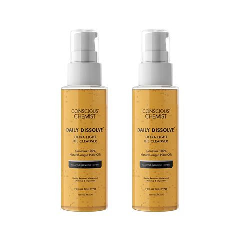 Conscious Chemist® Ultra Light Oil To Foam Face Cleanser Super Saver ...