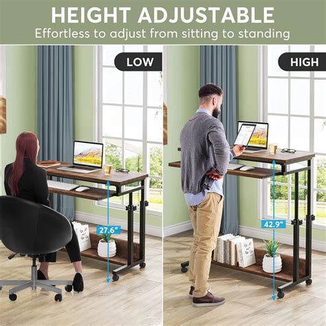 Tribesigns Portable Height Adjustable Laptop Table with India | Ubuy