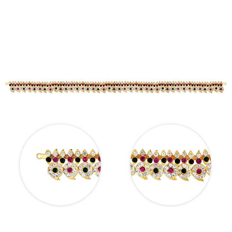Giri - Mango Haram | Gold Plated Haram Jewellery | Stone Haram