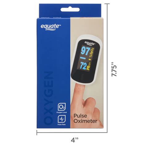 Equate Fingertip Pulse Oximeter, Heart Rate Monitor India | Ubuy