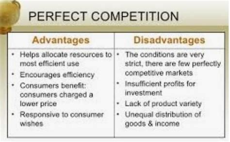 Explain the types of markets with their advantages and disadvantages ...