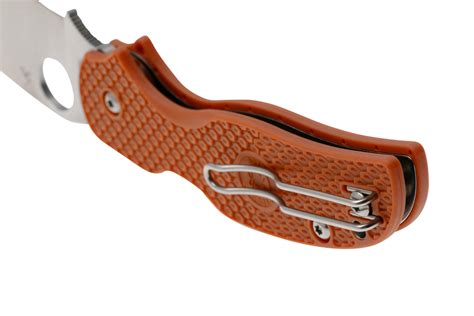 Spyderco Sage 5 Lightweight CPM REX 121 C123BORP Burnt Orange FRN ...