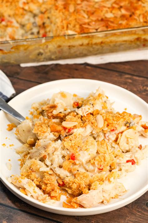Water Chestnut Chicken and Rice Casserole - THIS IS NOT DIET FOOD