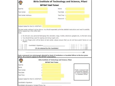 BITSAT Admit Card 2026: Download Admit for Session 1 & 2 (Hall Ticket ...