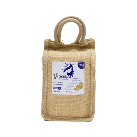 Buy Graciss Natural Bamboo XL Sanitary Pads 20 Pcs 280mm – Ultra Thin ...