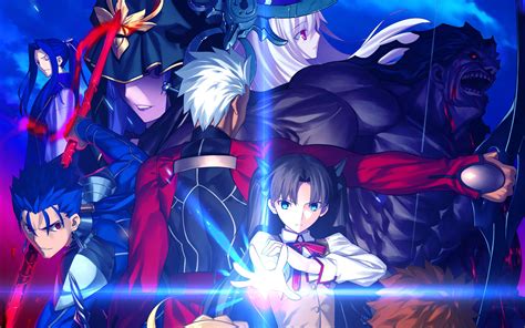 Wallpaper : illustration, anime, Fate Series, Tohsaka Rin, Archer Fate ...