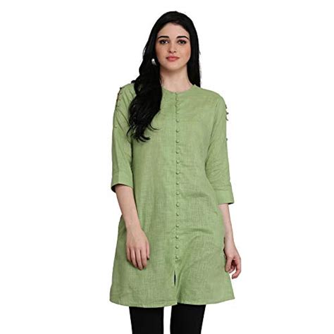 Eavan Green Solid Tunic : Amazon.in: Clothing & Accessories