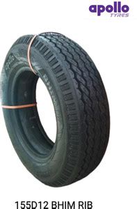 APOLLO TYRES 155D12 BHIM RIB 155D12 Front & Rear Two Wheeler Tyre Price ...
