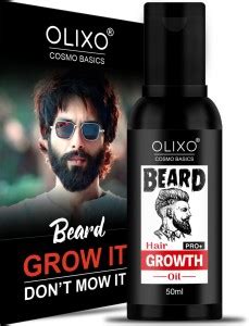 OLIXO Beard Hair Growth Oil Pro+ Beard growth oil for men Hair Oil ...