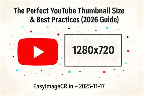 The Perfect YouTube Thumbnail Size & Best Practices (2026 Guide ...
