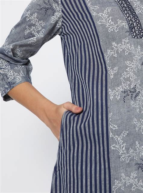 Buy Women Striped Straight Kurta Online at just Rs. 699.0 ...
