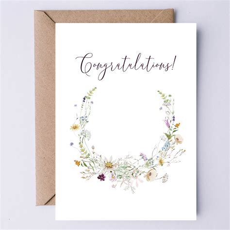 Free Printable Wedding Congratulations Greeting Cards