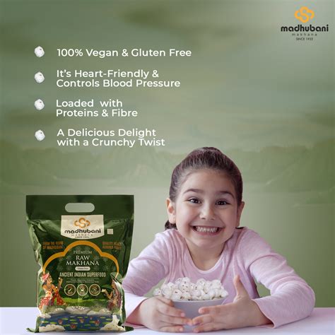 GREEN - Madhubani Makhana | Premium Raw Plain Phool Makhana 250gm