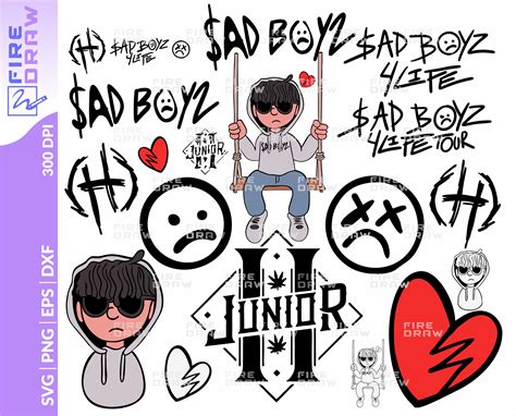 Sad boyz 4 life svg and png junior h svg corridos tumbados mexican eps ...