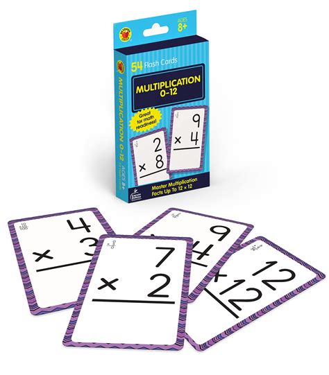 Buy Carson Dellosa Multiplication Flash Cards 3rd Grade, 4th Grade and ...