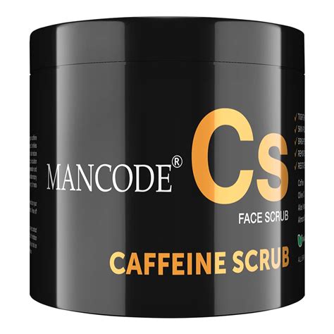Buy Mancode Caffeine Scrub Tan Removal Deep Cleansing Gentle ...
