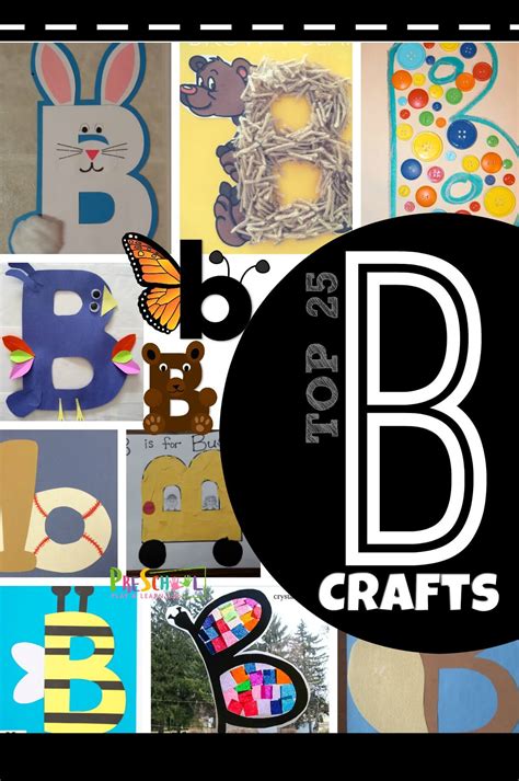 Letter B Art Projects for Preschoolers - The Measured Mom - Worksheets ...