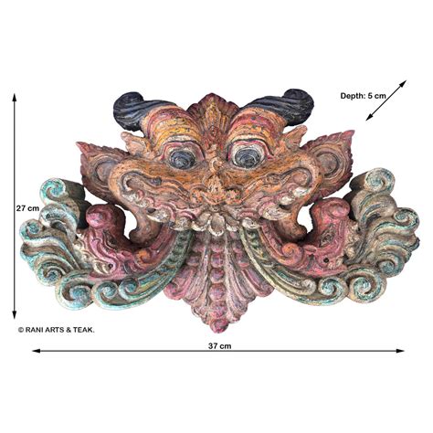 Wooden Kirti Mukha - Rani Arts & Teak – RANI ARTS & TEAK