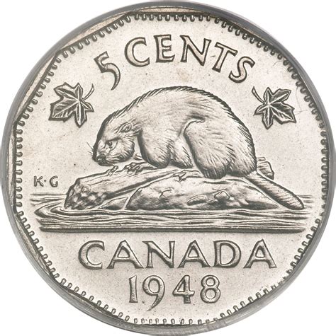 5 Cents - George VI (without IND:IMP:) - Canada – Numista