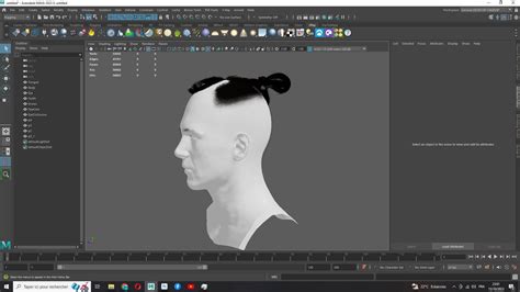 Man Bun -Low Fade Hair Cut 3D Model by khaloui