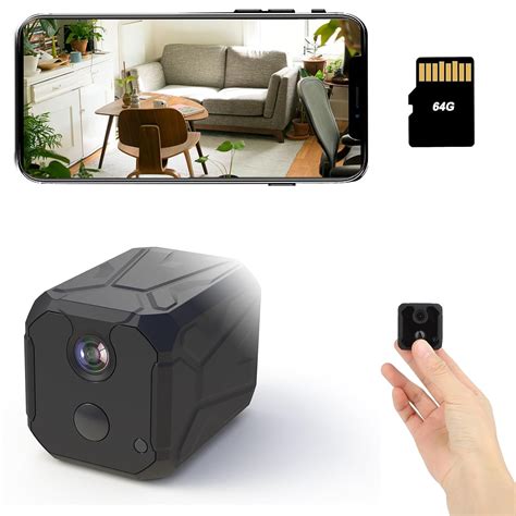 Buy Mini Spy Camera Hidden WiFi 4K Wireless Small- Indoor Secret Nanny ...