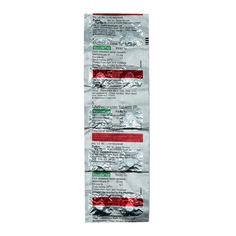 Mexate 10 Tablet | Uses, Side Effects, Price | Apollo Pharmacy