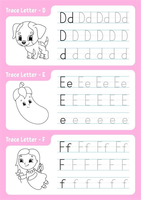 Letter F To Trace